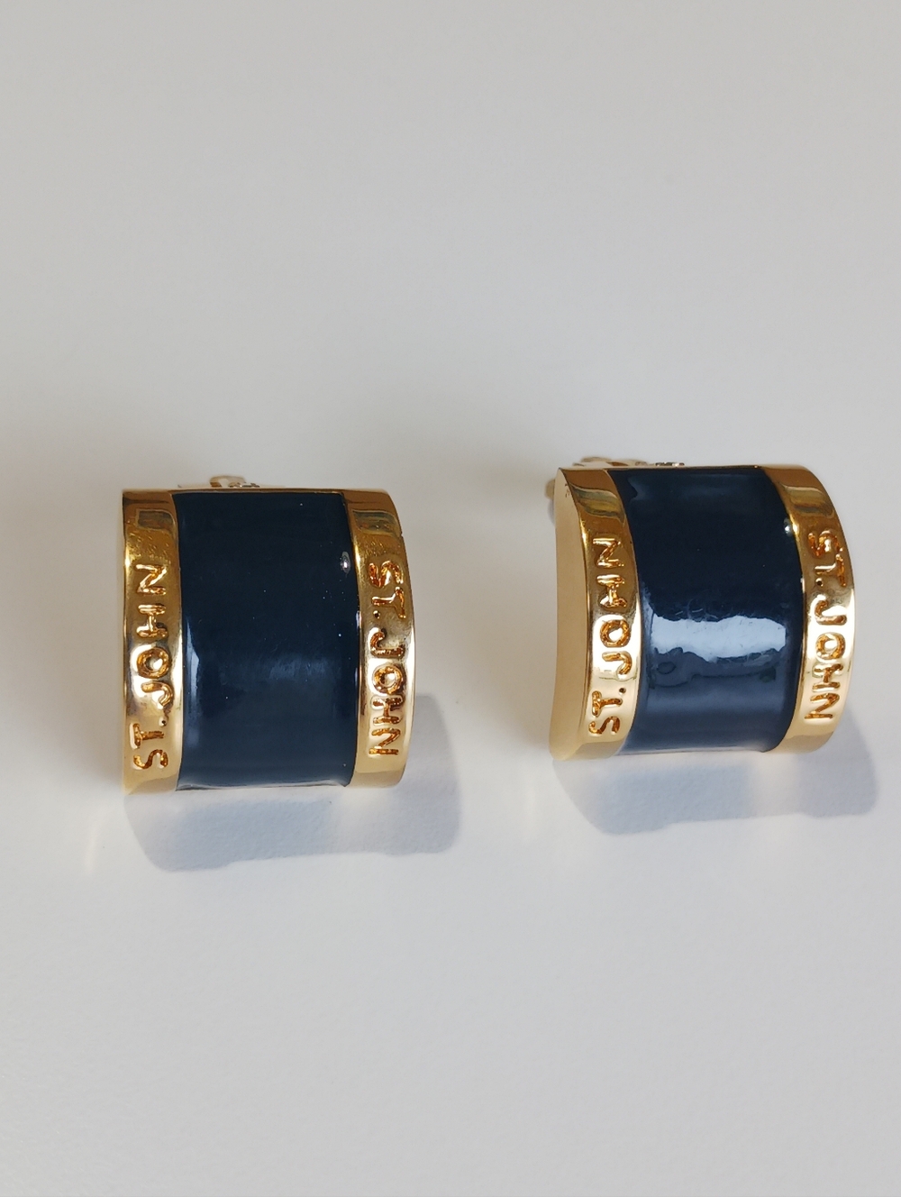 Vintage St. John Clip on Earrings